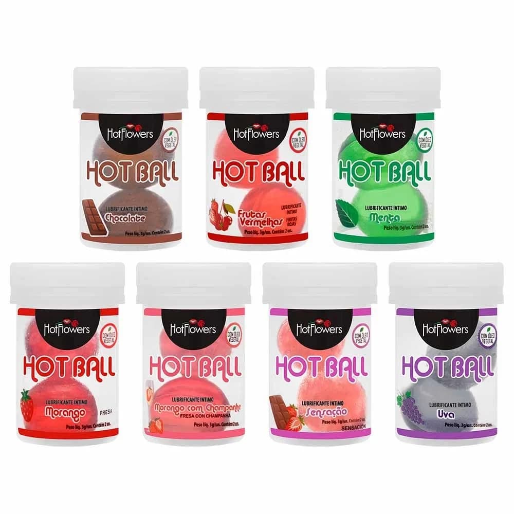 Bolinha Beija Muito 2 Unidades Hot Flowers