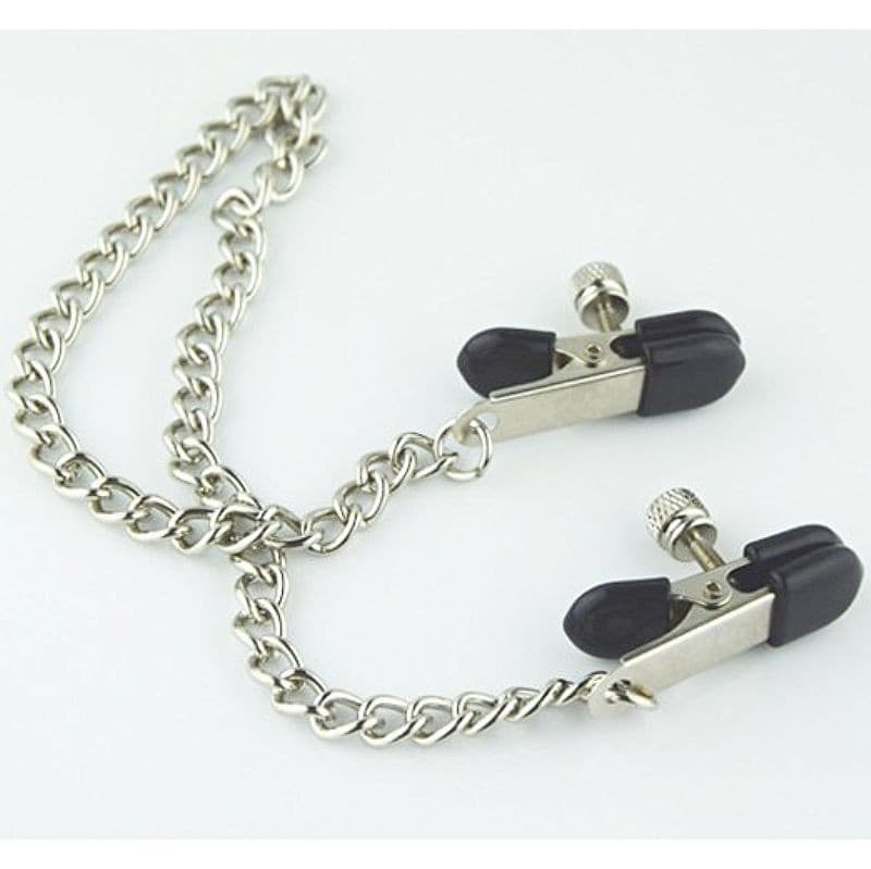 Grampos Para Seios com Corrente - Prendedor de Mamilo - SI