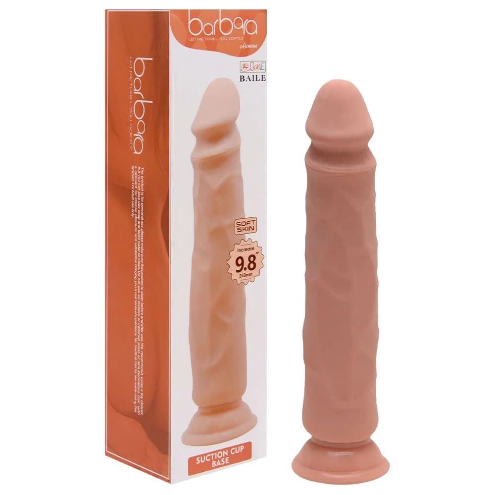 Penis Macico Ventosa Barbara 25 X 4,2cm Baile Vipmix